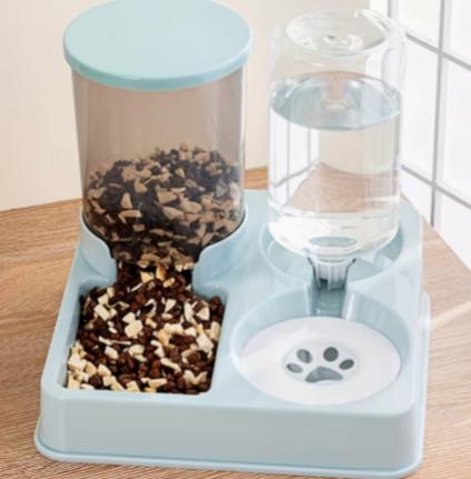 Conjunto dispensador de agua y comedero automático